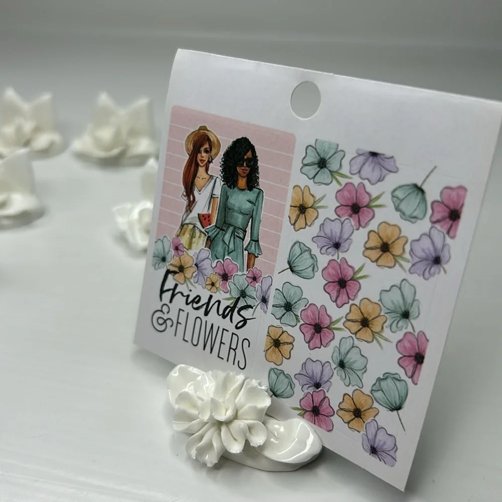 Vintage Coalport 💐 Bone China Floral Name Card Holders Mismatched Set of 8 - Picture 2 of 16